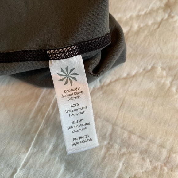 Athleta Chaturanga Tights yoga leggings grey black - Picture 8 of 14